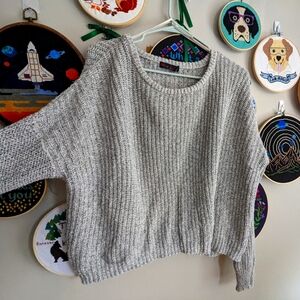 Oversized knit sweater (size L) from Ally